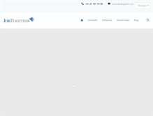 Tablet Screenshot of jobtogether.com